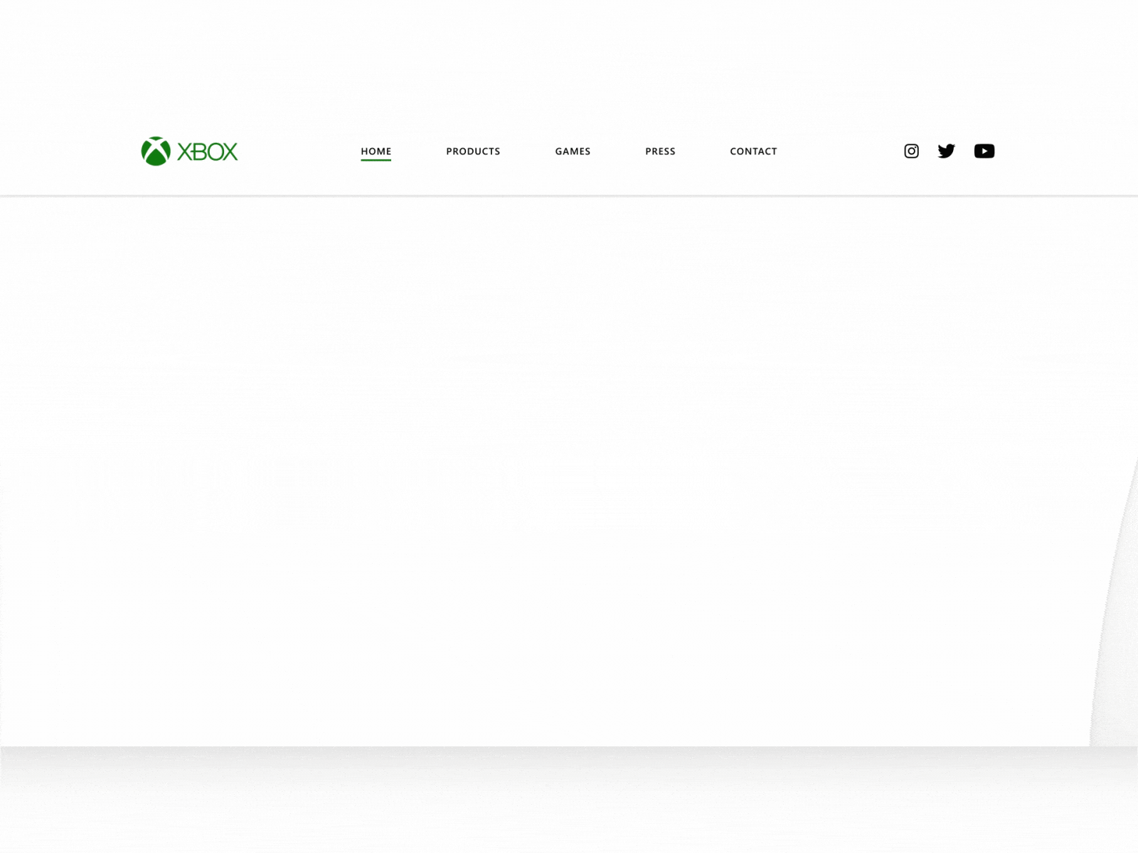 3d Xbox Controller Landing Page aftereffects blender cinema4d motion design uidesign uiux website design xbox