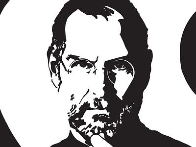 Steve Jobs illustration sharpie