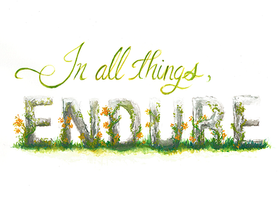 In all things, endure