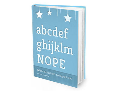 The Book of NOPE book books cover design feelings fun if self stuff type typography were