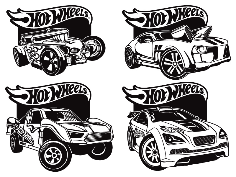 Hot Wheels Style Guide Illustrations by Dan Janssen on Dribbble