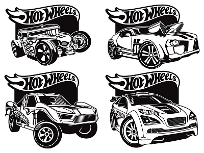 Hot Wheels Style Guide Illustrations