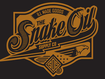Snake Oil Supply Co action sports apparel badge branding sos