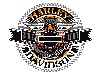 Harley Davidson Badge badge circle harley motorcycle