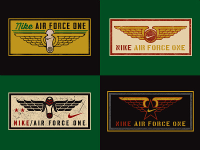 Nike Air Force One Patch 2 badge circle icon nike nike apparel soupgraphix wings