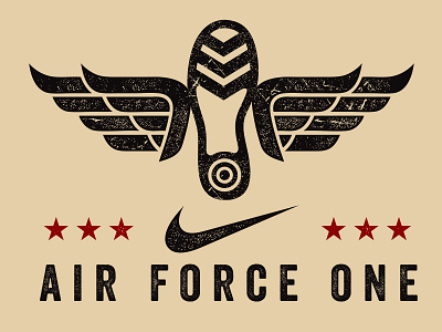 Nike Air Force Wings badge circle icon nike nike apparel soupgraphix wings