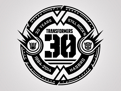 Transformers 30 Year Badge