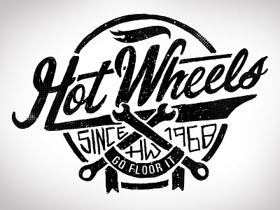 Hot Wheels Badge action sports badge circle crest hot wheels