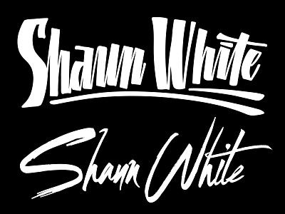 Shaun White Logo Type