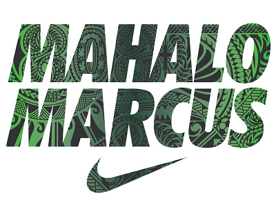 Nike Marcus Mariota tee and pattern design