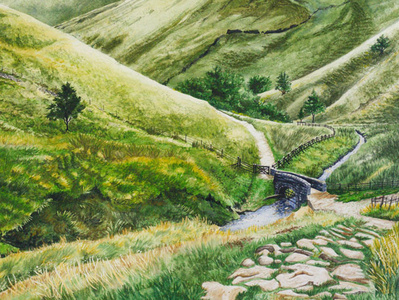 Stone Bridge To The Hills by Courtney Hopkins on Dribbble