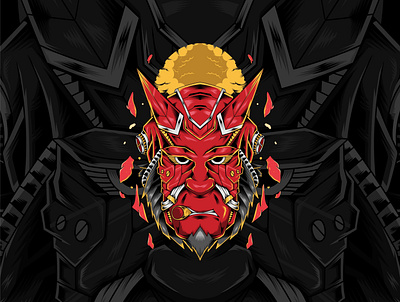 Hellbott artwork character comic cover cover art cover design design fanart hell hellboy illustration vector vector illustration
