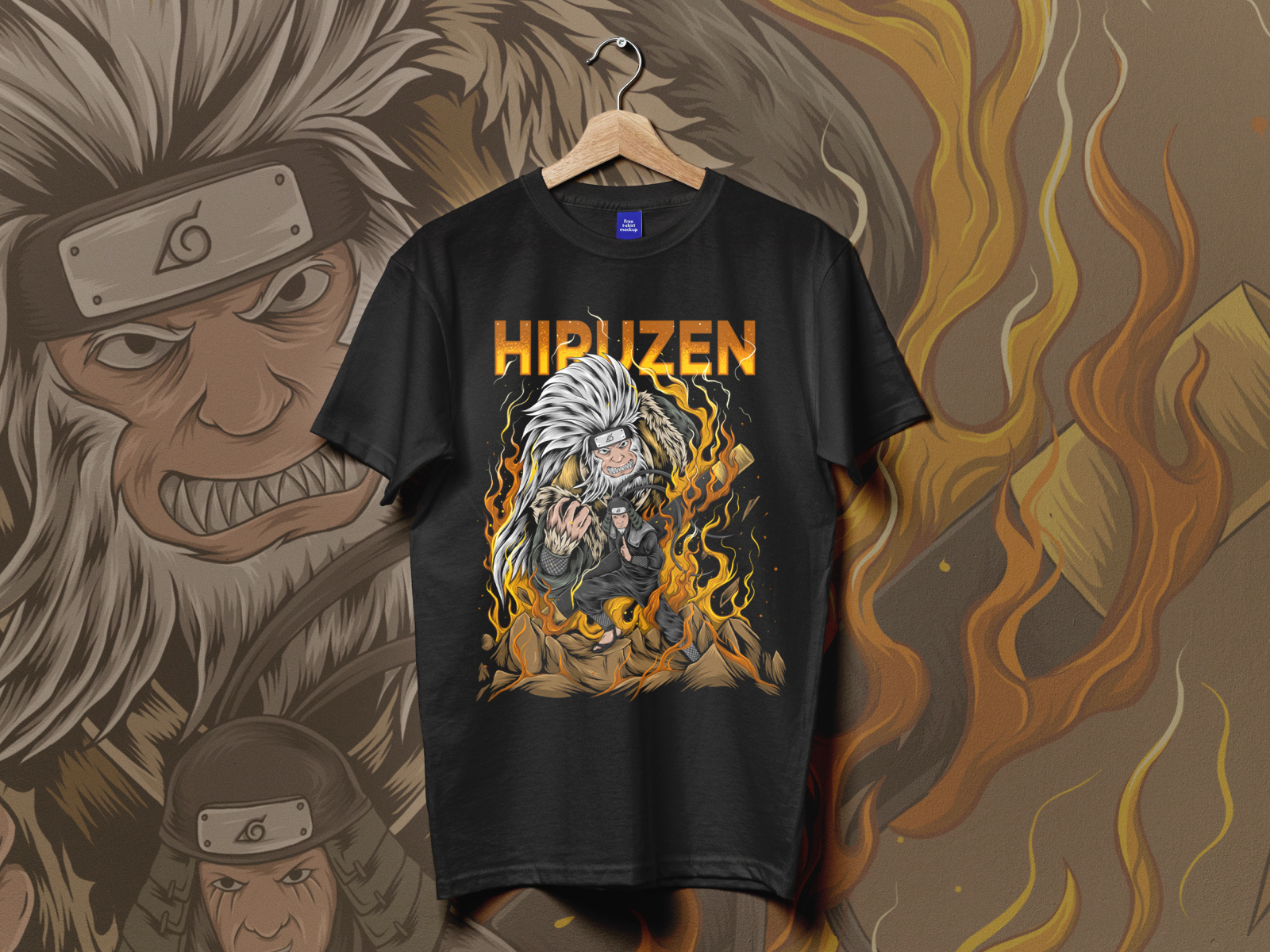 Hiruzen Sarutobi - Naruto by Bulukumis on Dribbble