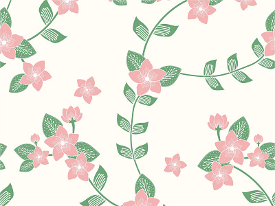 flower batik batik indonesia flat icon illustration pattern pattern art vector