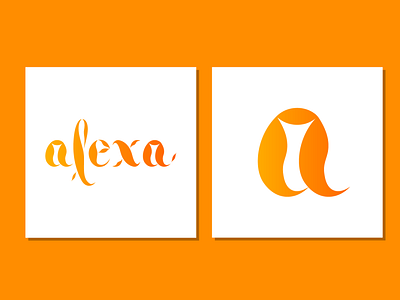 Letering alexa artwork creative design graphic design graphicdesign icon illustration logo logodesign vector vectorart