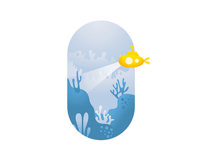 Yellow Submarine sea submarine undersea yellow