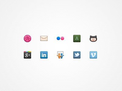 Contact/social icons