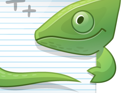 Notepad++ Icon Progress green icon lizard notepad
