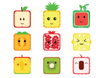 Fruit emoji icon by Ryan Dong on Dribbble