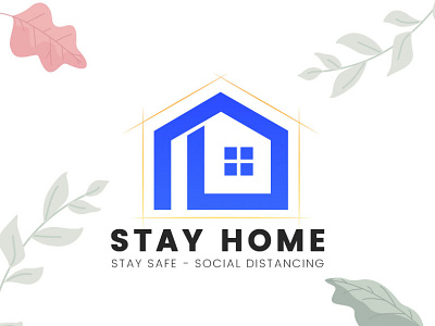Stay Home, Stay Safe - Logo Design - Logofolio 2020 bright colours design dribbble graphic designer icon icon design illustration logo logodesign logodesigner logodesignersclub logodesigns logos logoset logotype newlogo newlogodesign typography