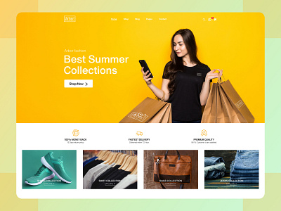 Arbor Fashion Website Ui Design