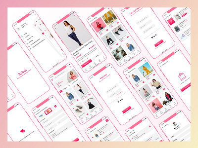 Arbor Online Fashion Mobile App Design