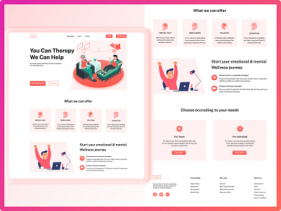 Psychologist Website Ui Design 2021