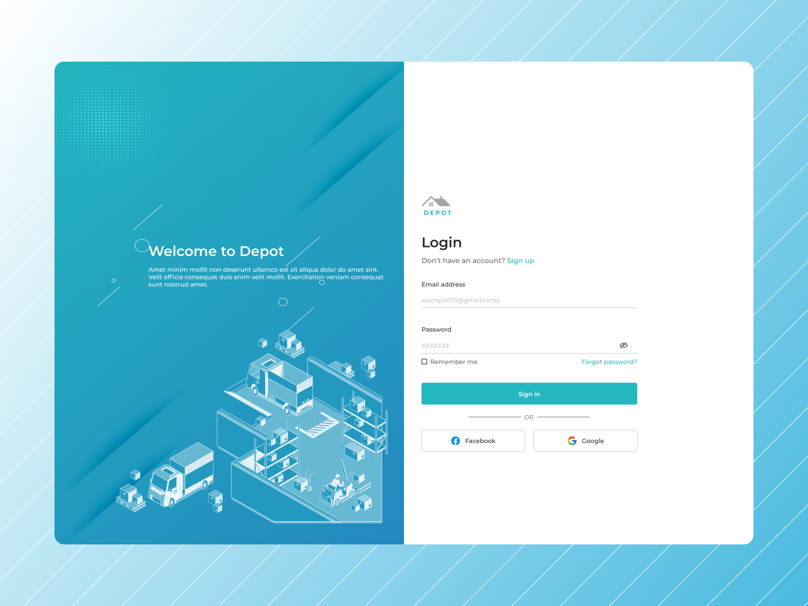 Dashboard Login Page Ui Design by Sajal Mozumder 🏅 on Dribbble