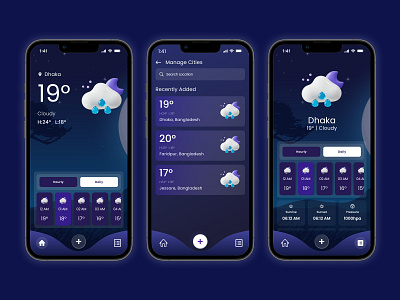 Weather App Design Concept.