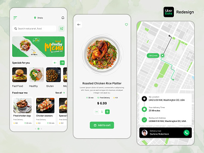 Uber Eats Mobile App Redesign Challenge Winner Design
