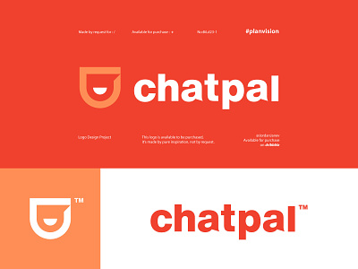 Chatpal brand mark branding chat app chat box chat bubble connect contact customer support helpdesk logo design minimalist logo smile smiley face tech support