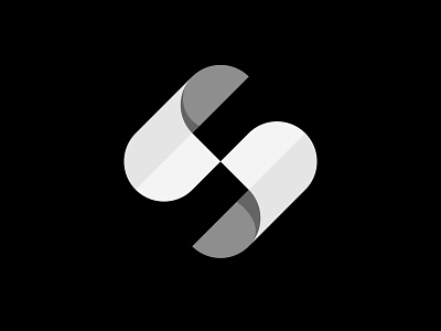 Simple S - 69 black white brand mark minimalist design minimalist logo simple design simple logo design
