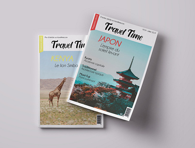 TravelTime design magazine cover