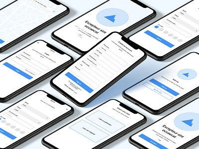 Mobile app wireframes