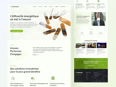 Energere - Landing page