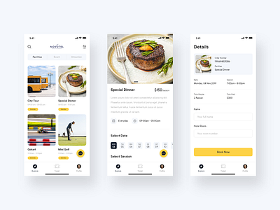 Hotel Service App concept hotel hotel app mobile app design ui ui design ux