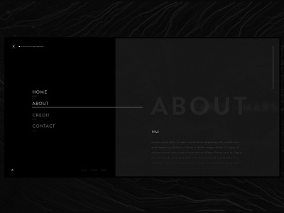 DI—About experience interactive page site ui ux web webdesign
