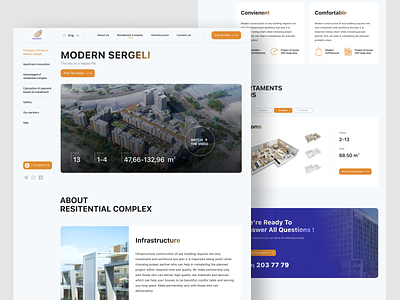 Building construction company landing page design building company construction design landing landing design landing page modern single page smooth ui ux white
