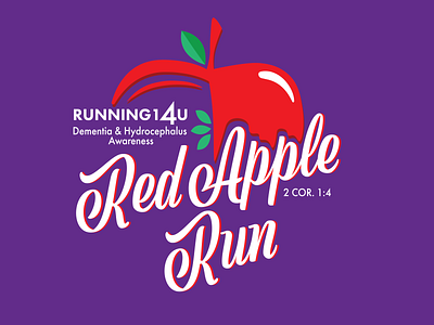 Red Apple Run 5k branding design festival icon illustration logo marathon race shirt tennessee