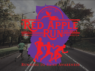 Red Apple Run 2018 5k apparel branding design festival icon illustration logo marathon race tennessee