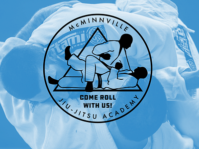 McMinnville Jui-Jitsu Academy branding design icon illustration logo tennessee