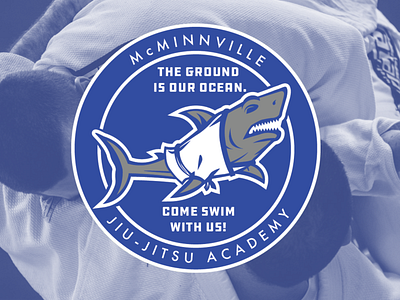 Ju-Jitsu Shark apparel branding design icon illustration logo tennessee