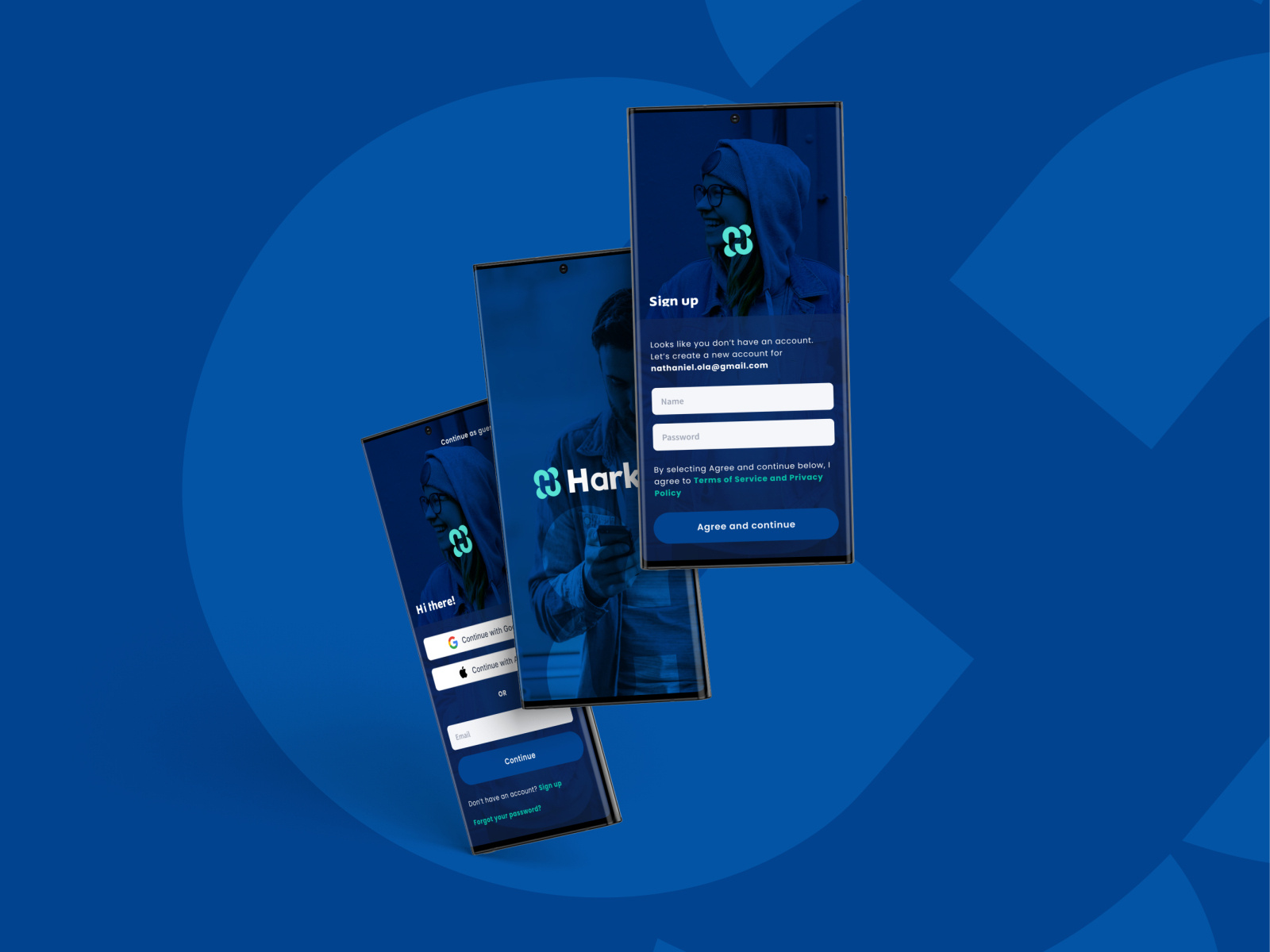 Login and Signup screen by Nathaniel Ogunleye on Dribbble