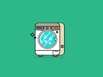 Washing Machine Illustration design icon illustration vector