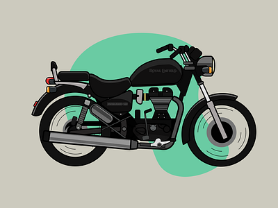 Motorcycle Illustration