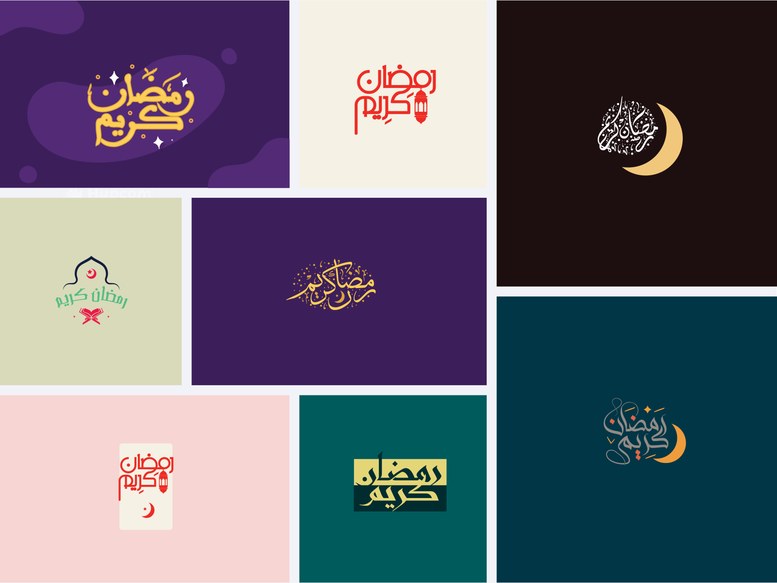 ramadan kareem typography | gumroad download files by Hassan Amharrar ...