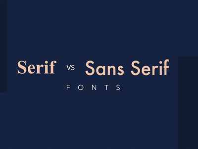 Serif vs Sans Serif Font fonts sanserif serif font