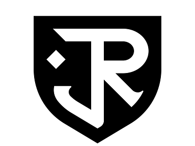 JR Monogram Logo branding design flat logo typography