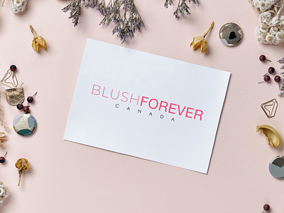 Blush Forever Canada | Logo Design | Faraz Hassan Khan | FHK