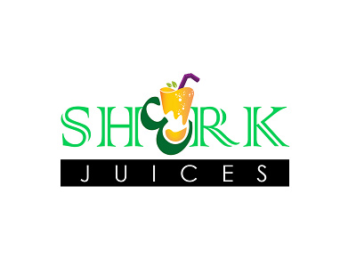 Sherk Juices Logo Design By Faraz Hassan Khan | Portfolio | FHK branding design designer faraz hassan khan graphic design illustration logo logofolio minimal portfolio ui ux vector
